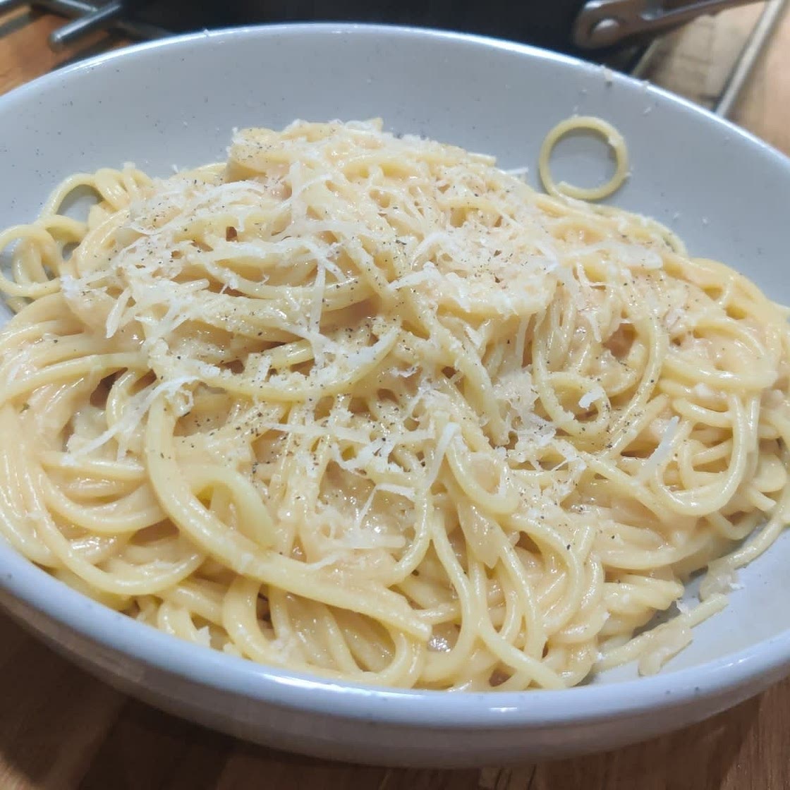 Jammy Onion and Miso Pasta
