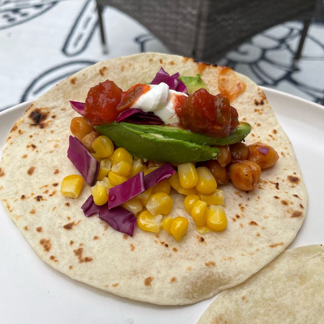 BBQ Chickpea Tacos