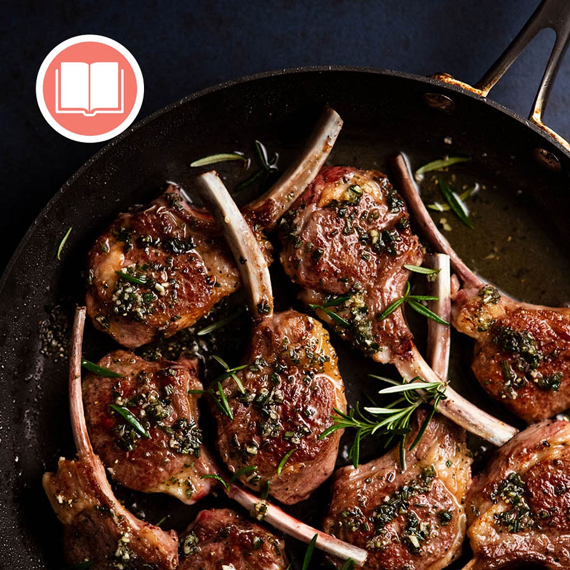Rosemary Garlic lamb cutlets