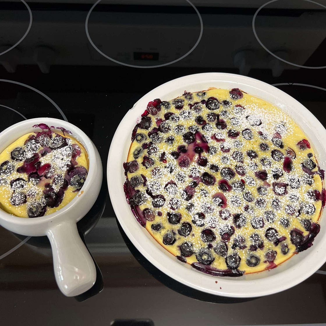 Blueberry Buttermilk Clafoutis - Baking Bites
