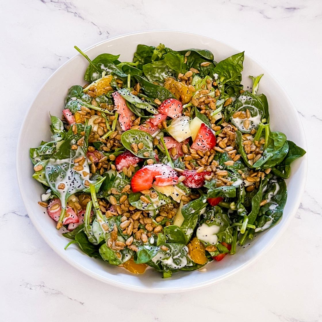 Strawberry Spinach Salad -