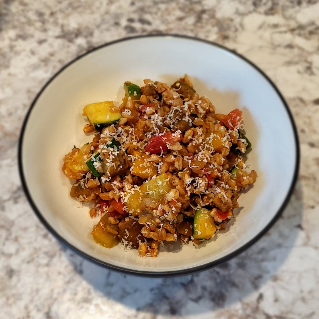 Ratatouille with Farro