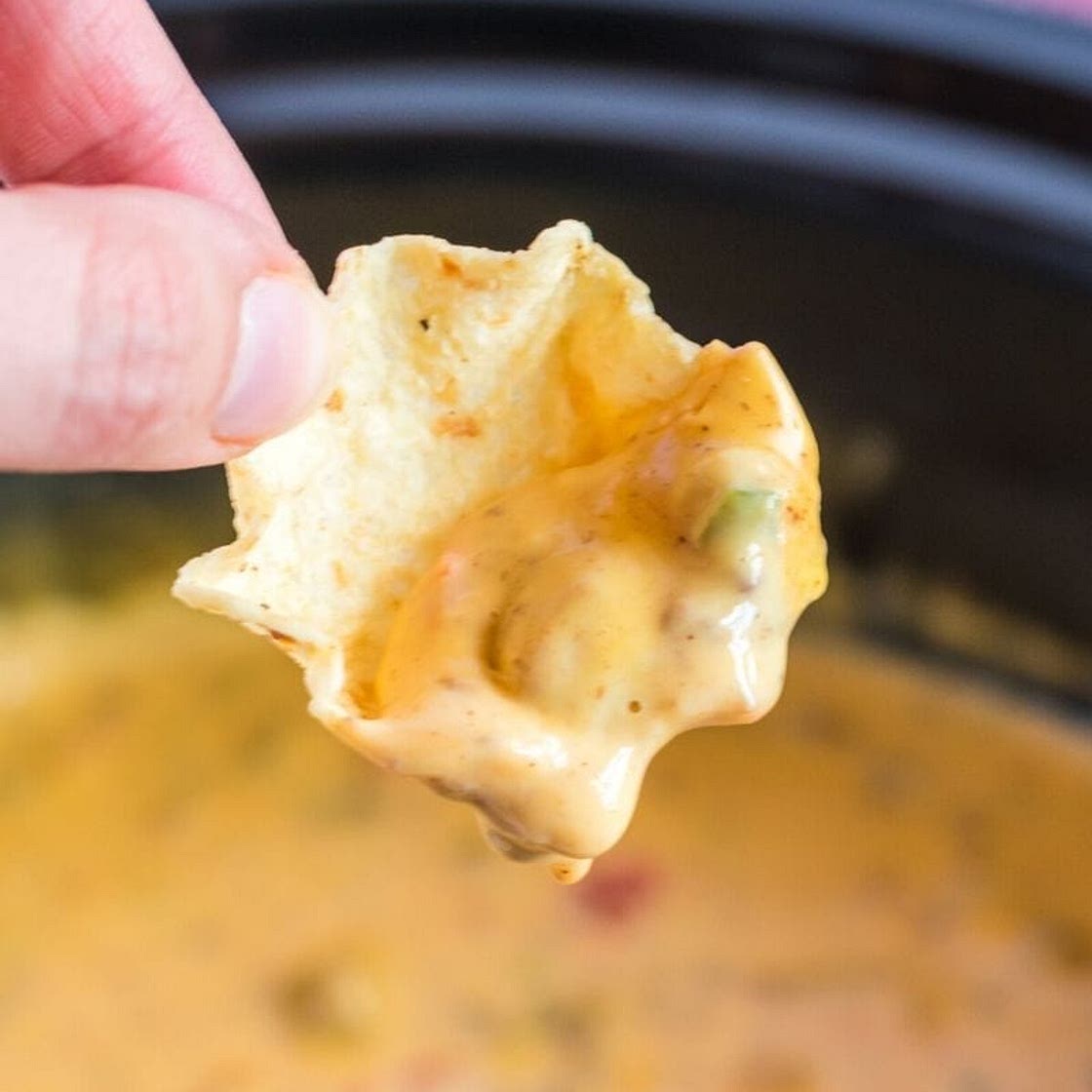 Slow Cooker Cheesy Hamburger Dip