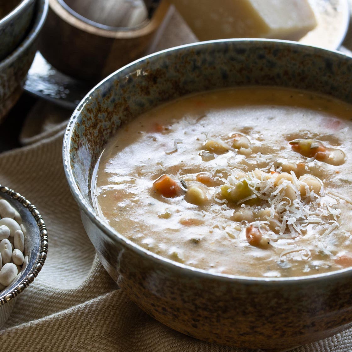 Tuscan Bean Soup - Minestra Di Fagioli