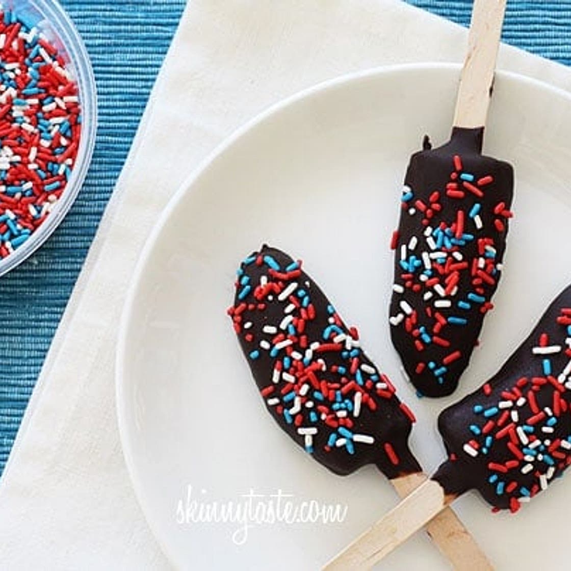 Frozen Banana Popsicles
