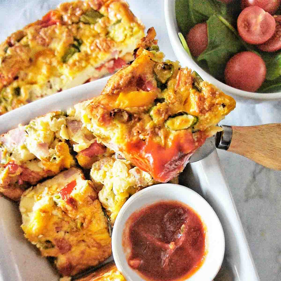 Breakfast Sausage Egg Slices