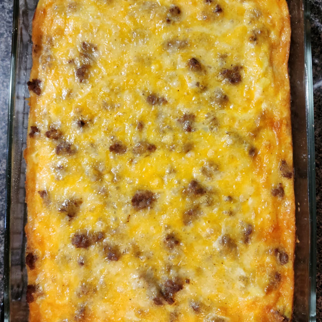 Maple Sausage Egg & Cheese Bake