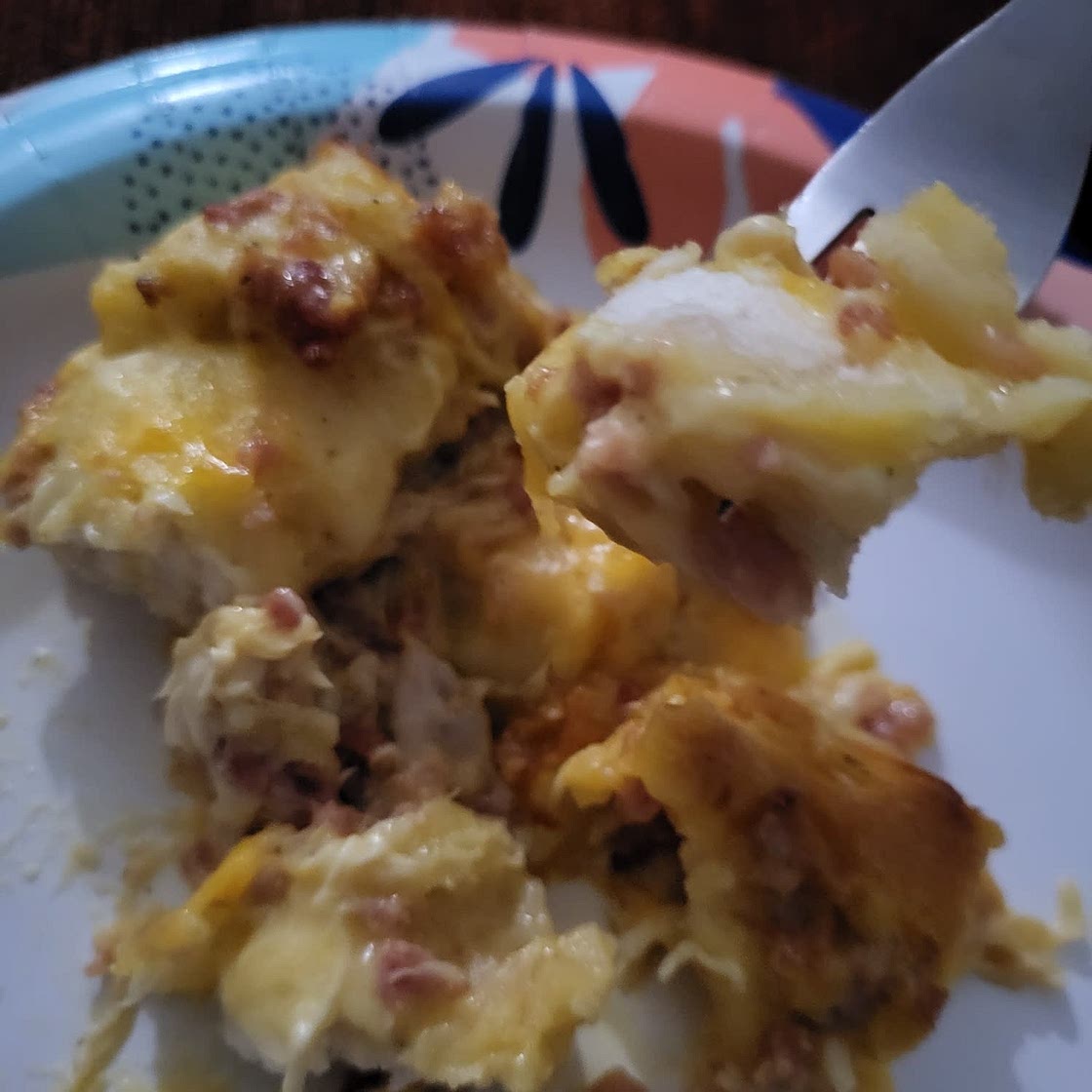 Chicken Bacon Ranch Casserole with Biscuits
