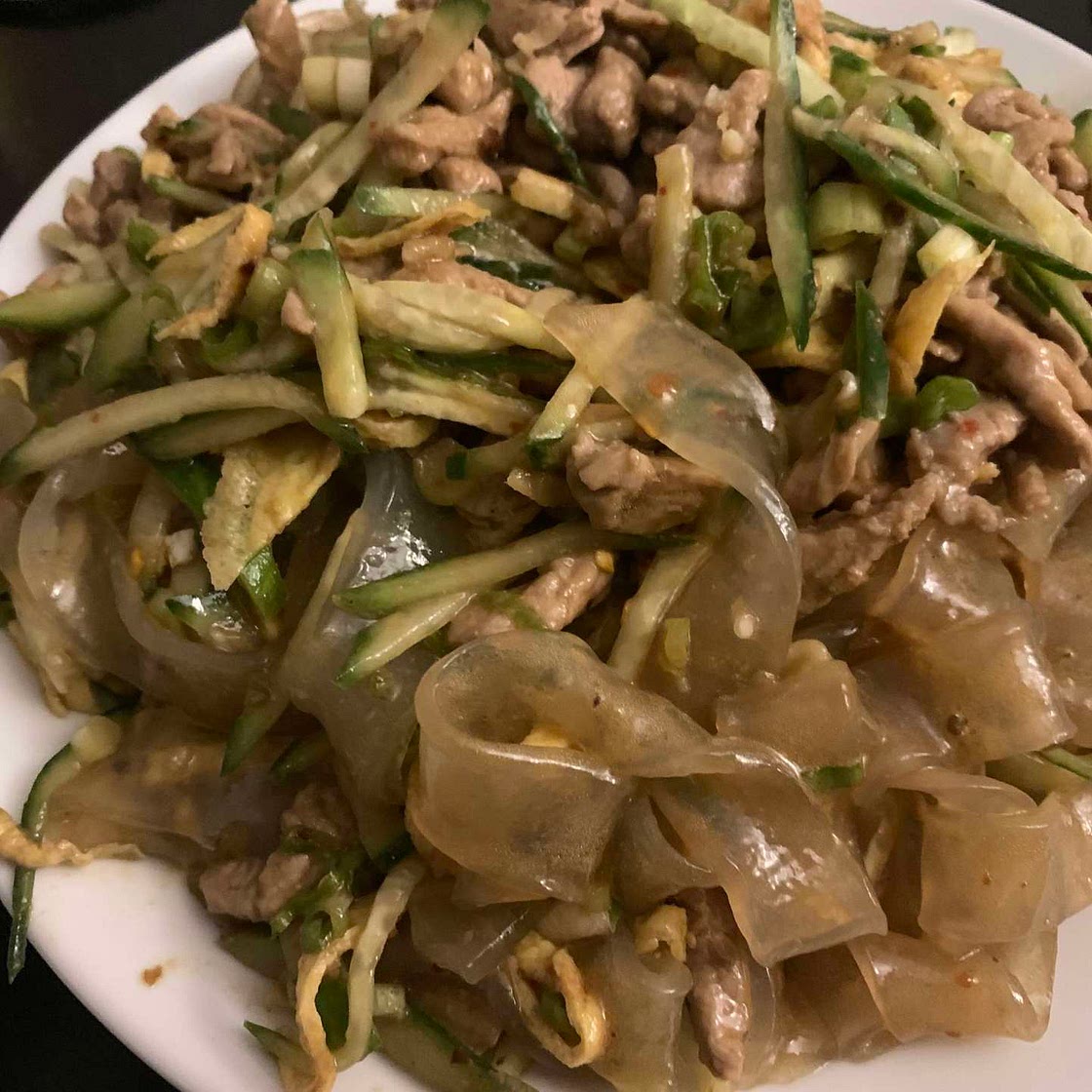 肉丝拉皮