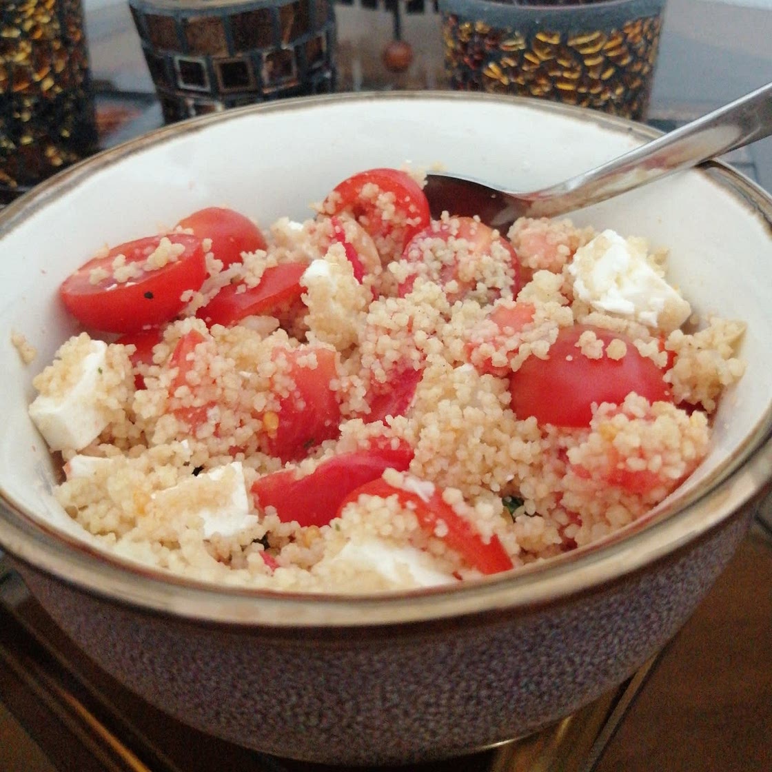 Couscous with Tomatoes and Feta