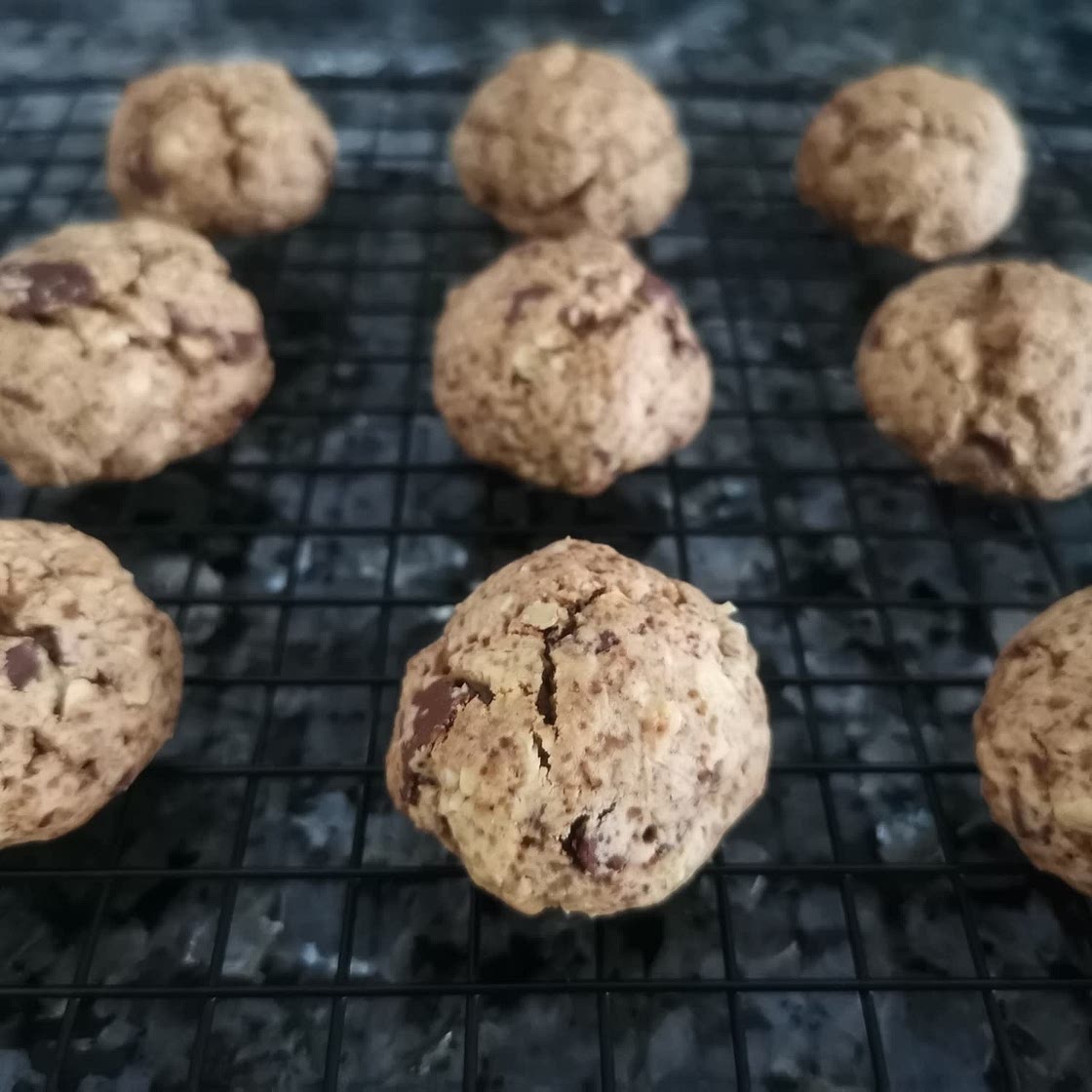 Oatmeal And Chocolate Cookies