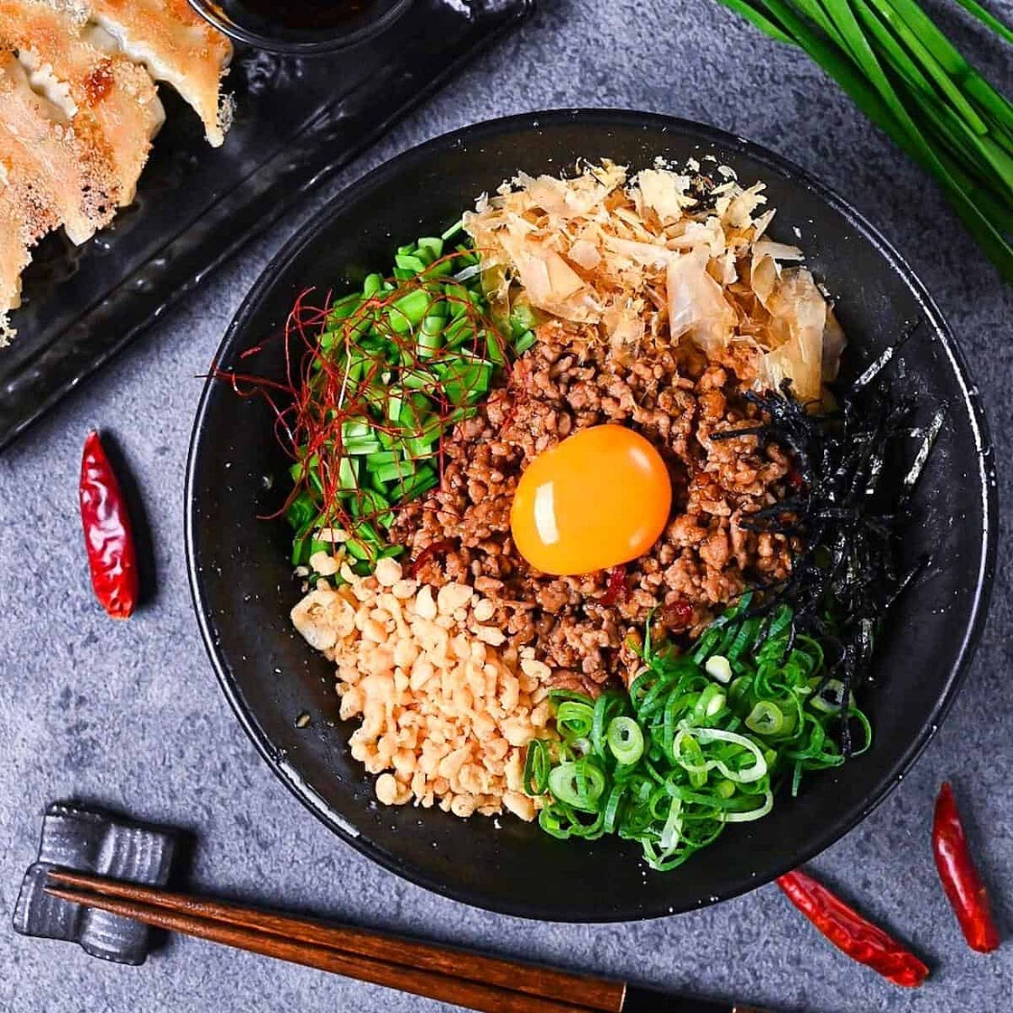 Taiwan Mazesoba (Nagoya's Spicy Brothless Ramen)