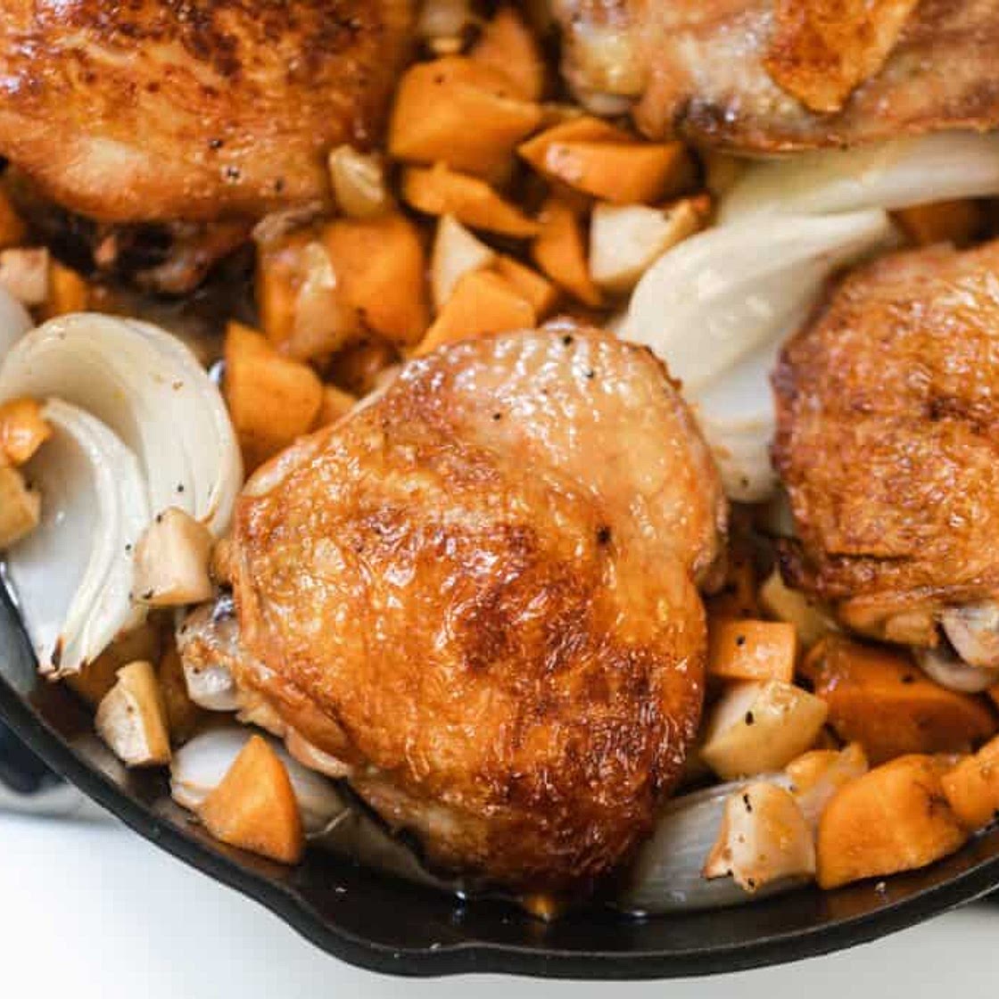 Roasted Pomegranate teriyaki chicken