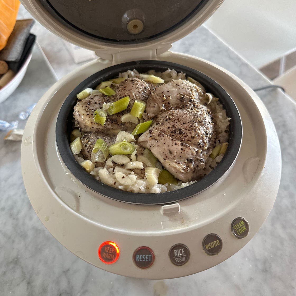 Rice Cooker Hainanese Chicken