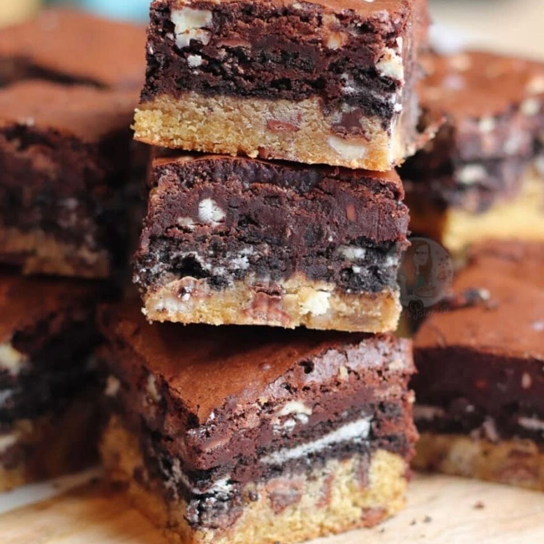 Cookie oreo brownies