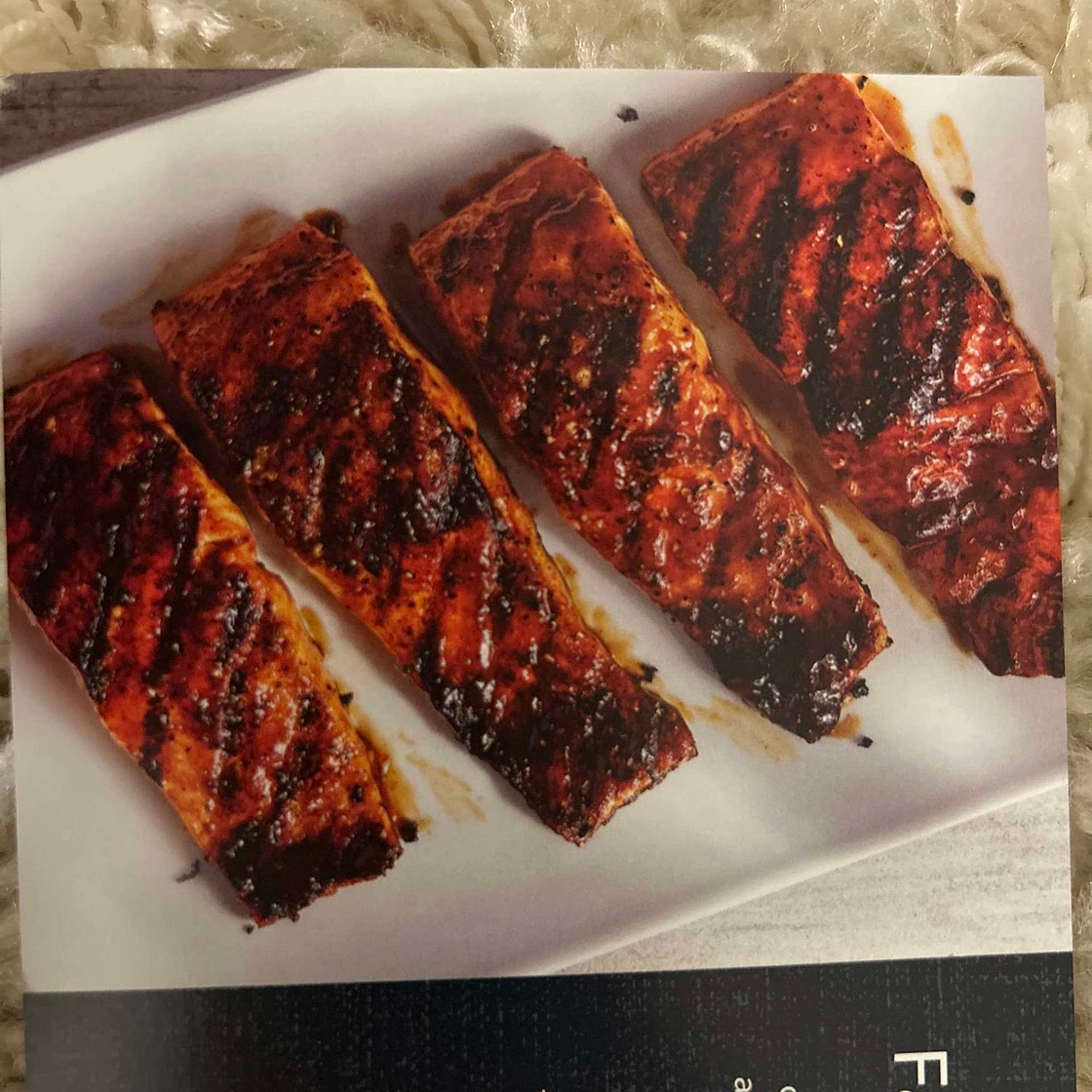 Grilled Maple BBQ Farmed Salmon