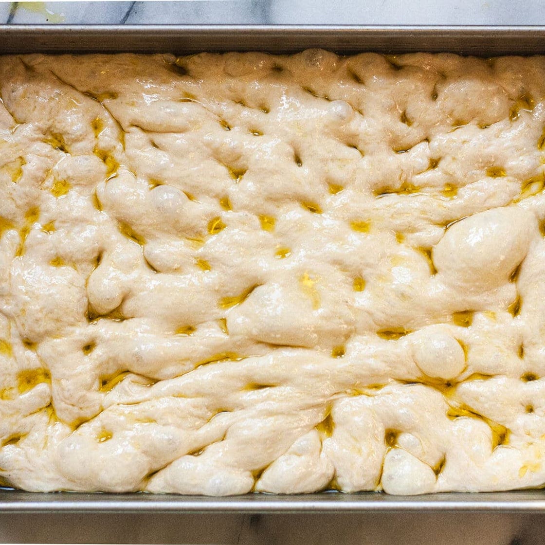 Crispy and Fluffy Focaccia (No-Knead) Recipe