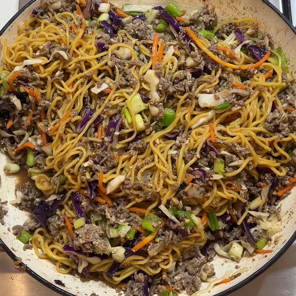 Quick Beef Chow Mein