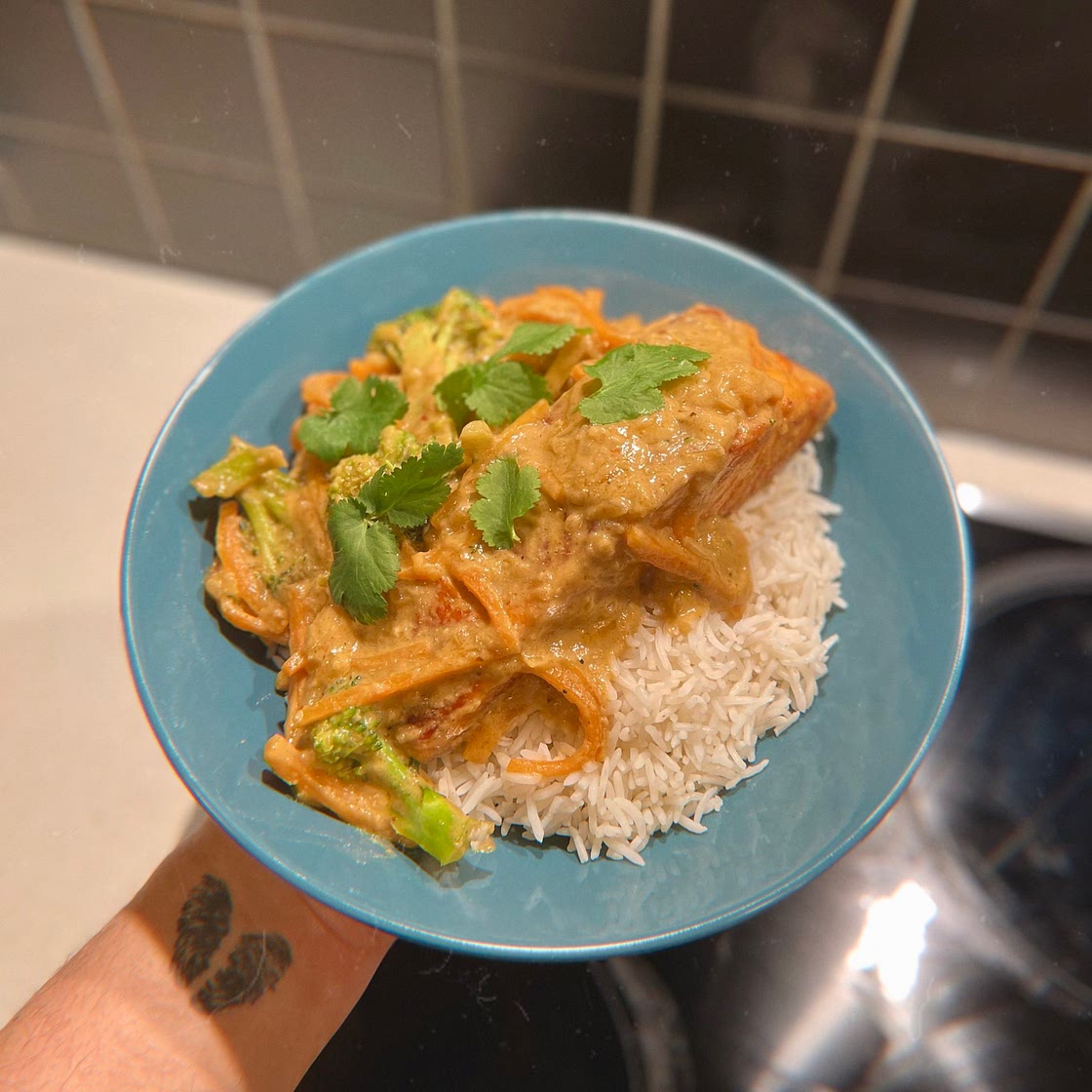 Salmon Coconut Curry