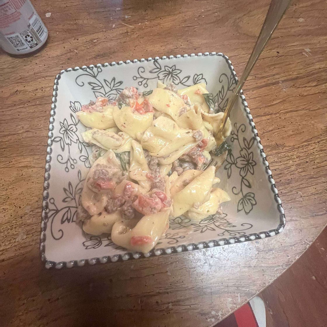 Crockpot Tortellini & Sausage Soup (Creamy & Delish!)