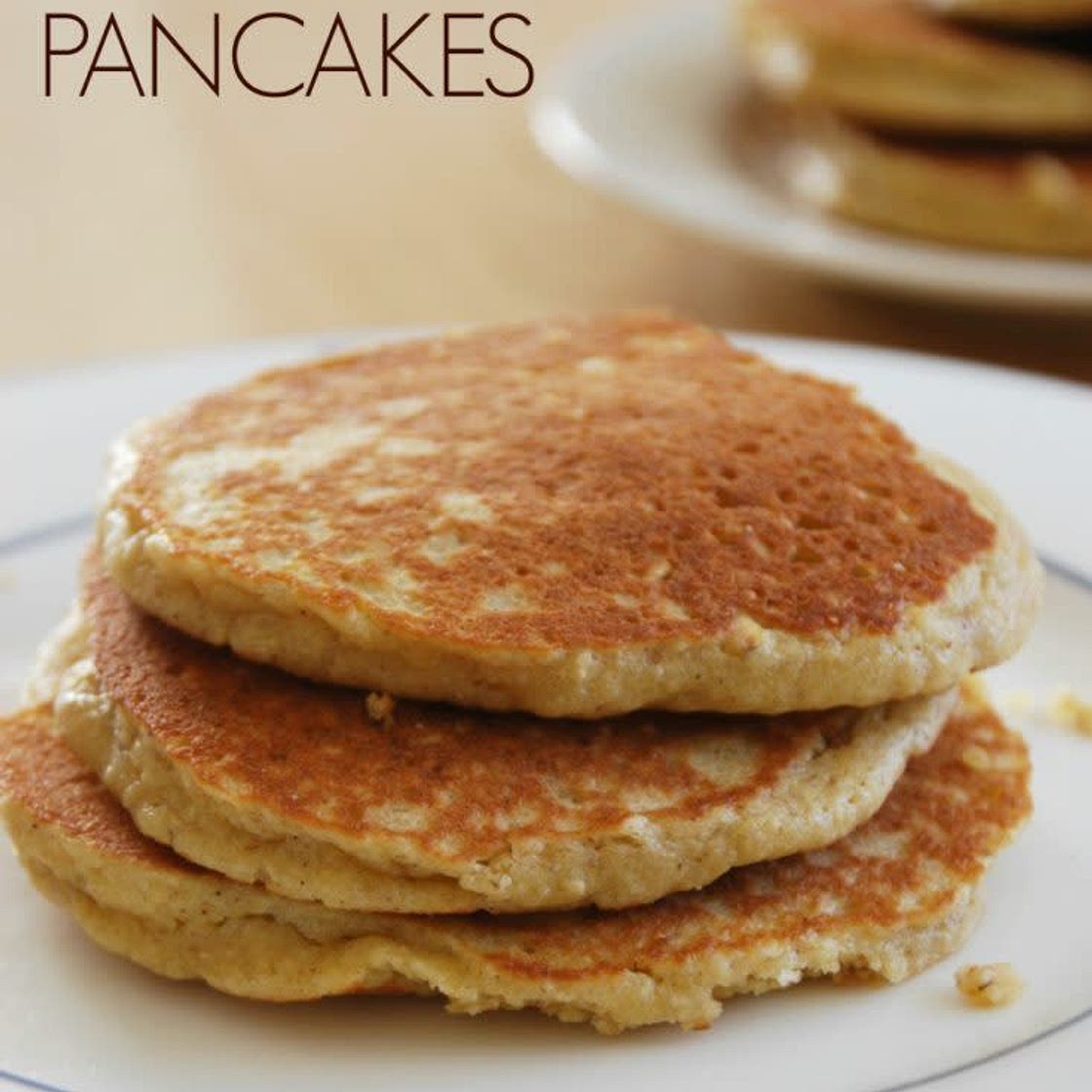 Tender almond pancakes