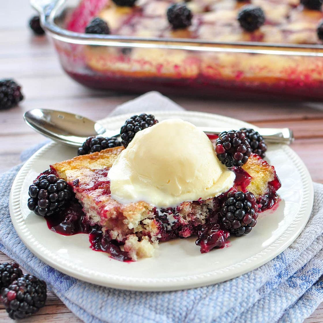 Kyle's blackberry cobbler