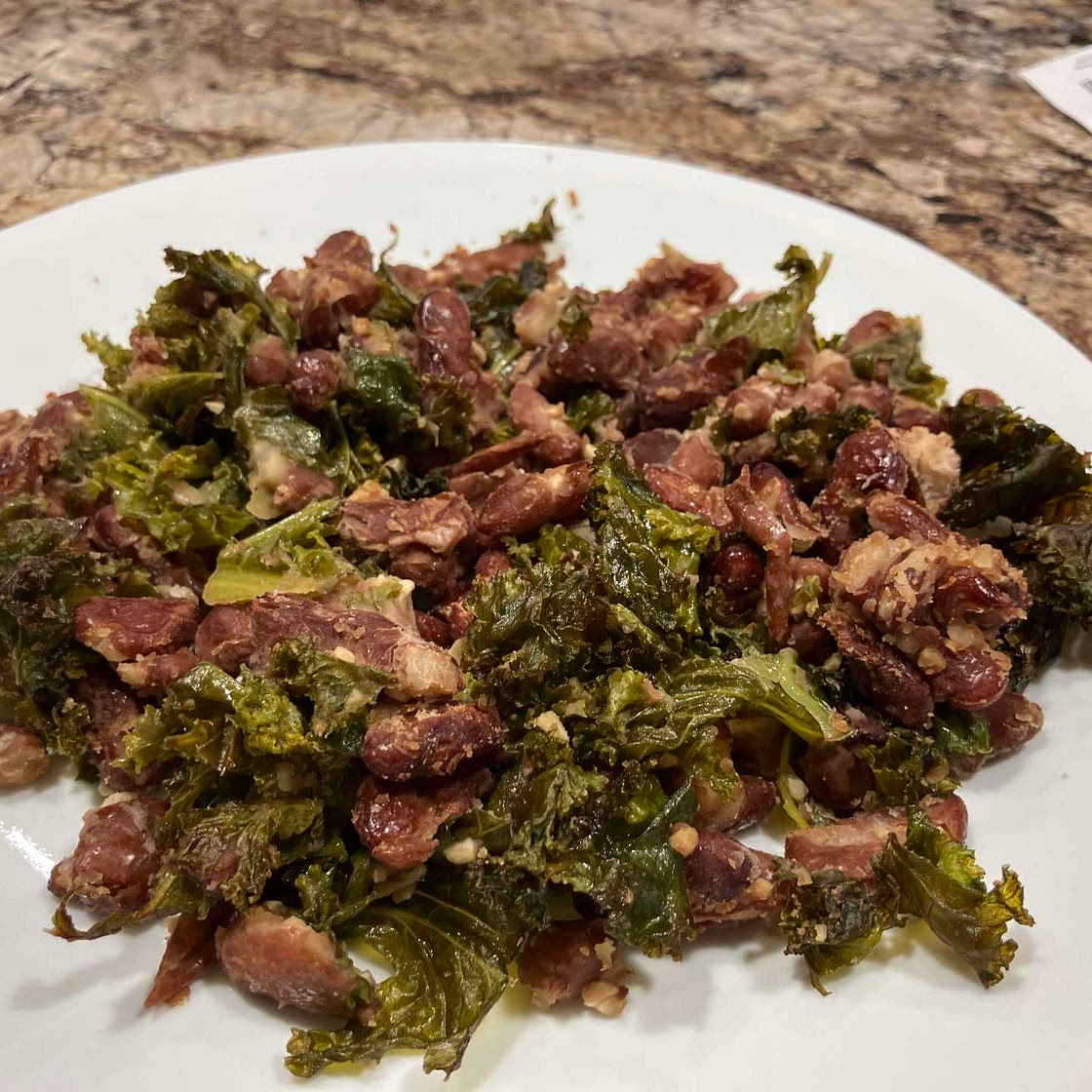 Kale and Kidney Beans 