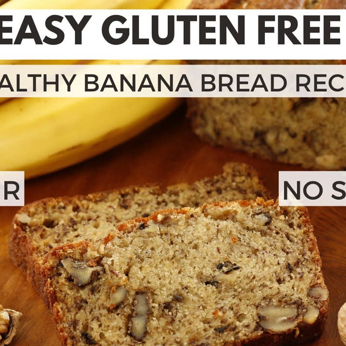 Easy Gluten Free Healthy Banana Bread 