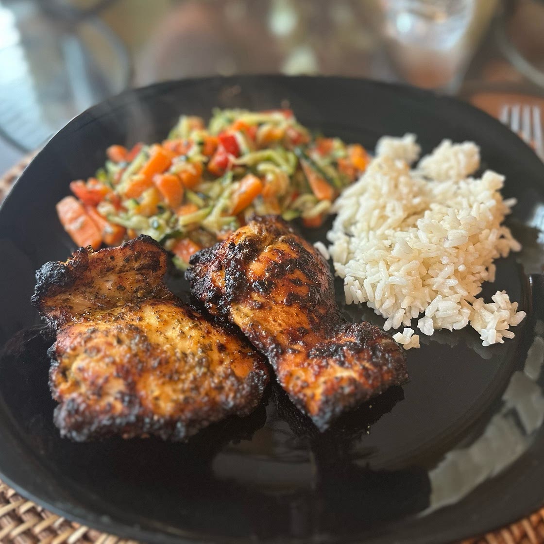 Best Damn Air Fryer Chicken Thighs