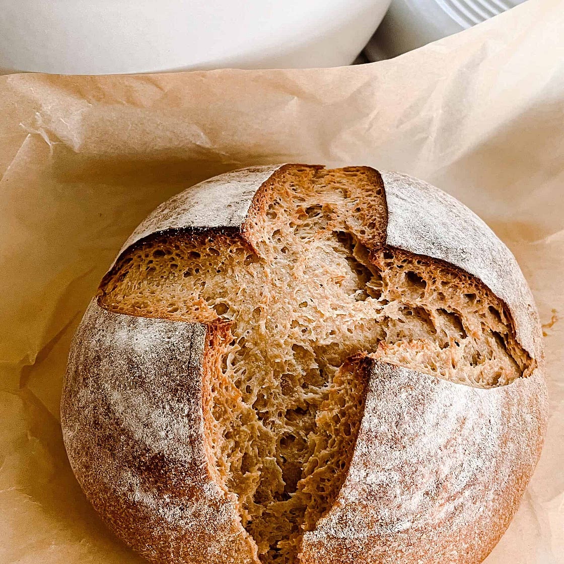 Whole Wheat Sourdough Bread
