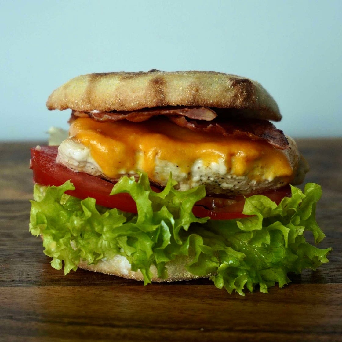 Breakfast chicken muffin