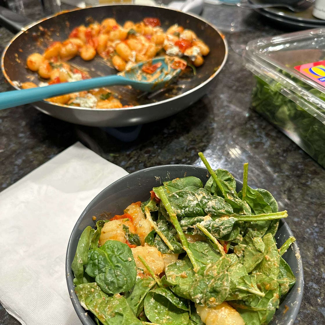 Tomato & Goats’ Cheese Gnocchi