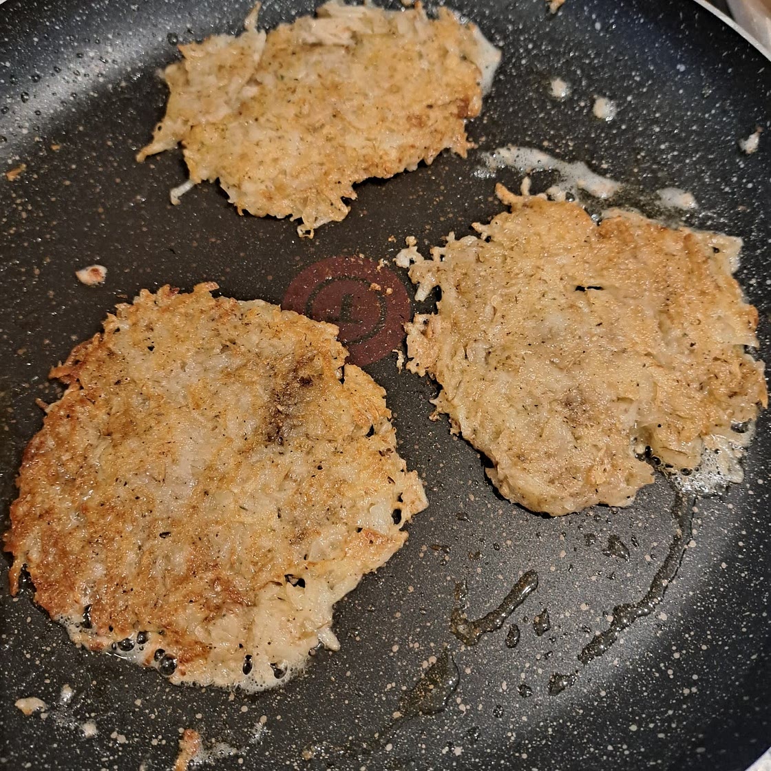 15-minute Crispy Potato Hashbrown (Rosti)