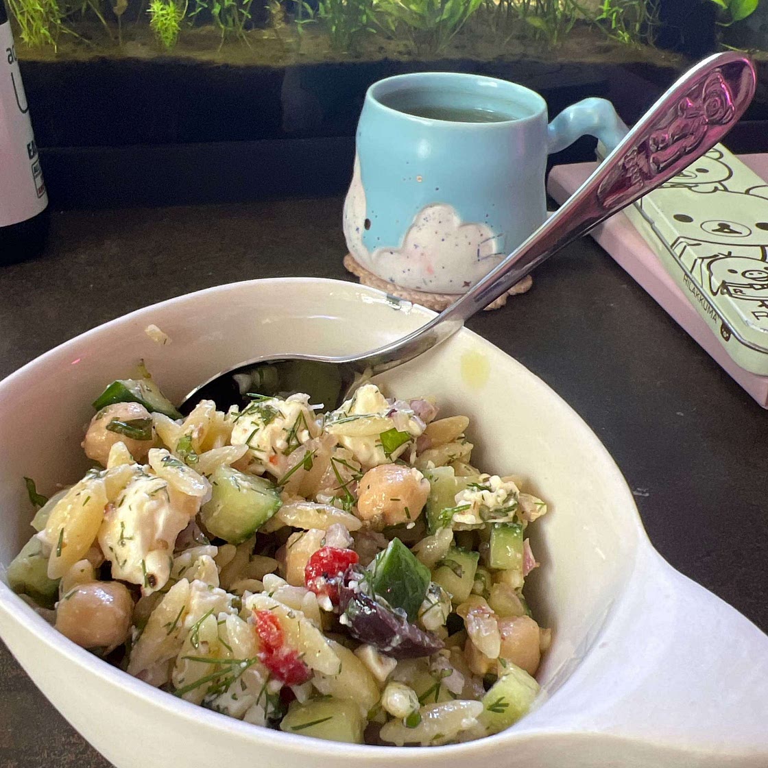 Greek Orzo Salad Recipe