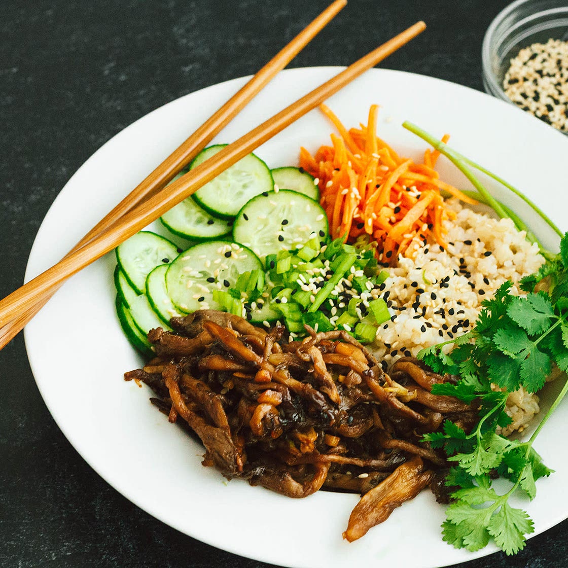 Teriyaki Mushroom Bowls