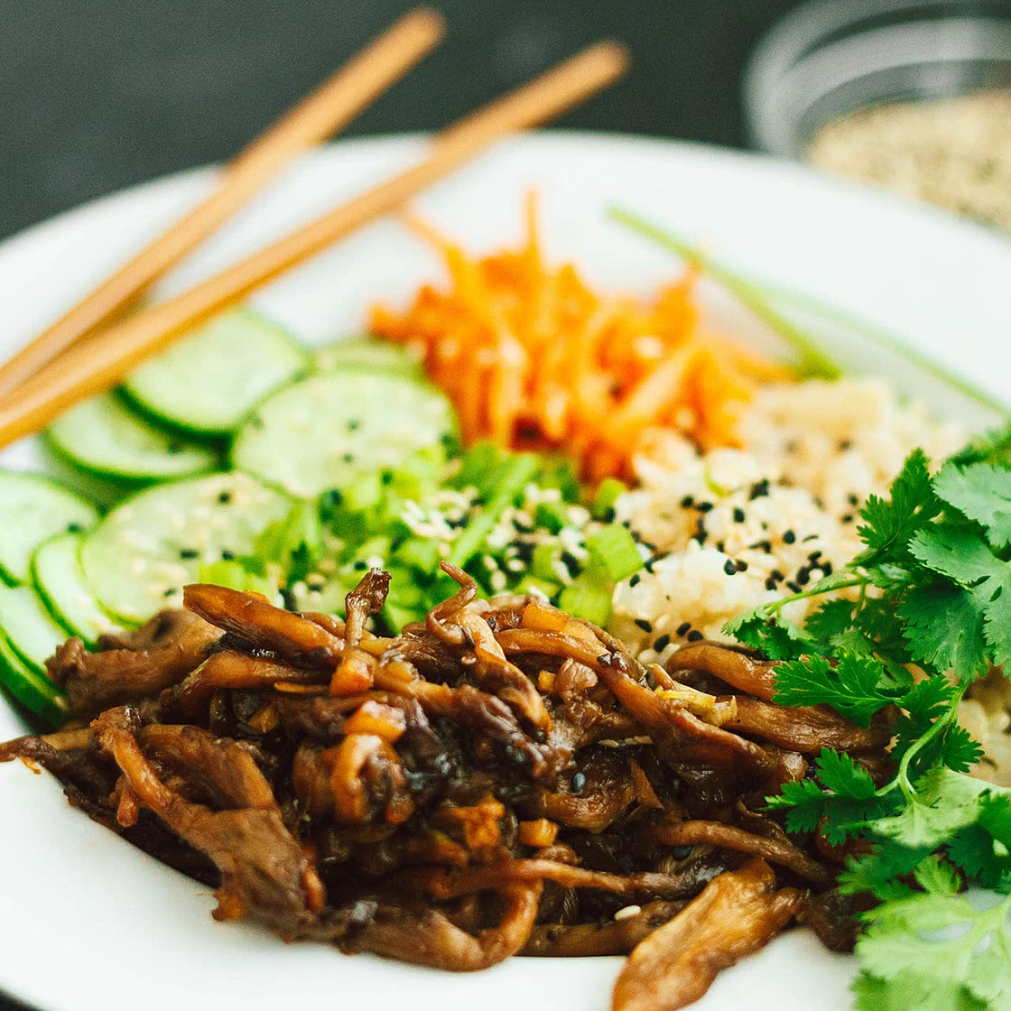 Teriyaki Mushroom Bowls