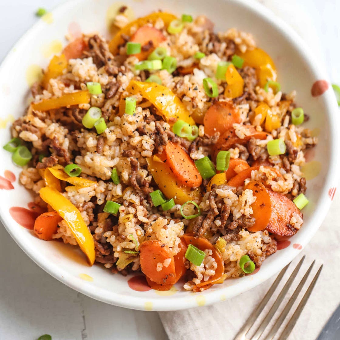 Cajun Beef and Veggie Rice
