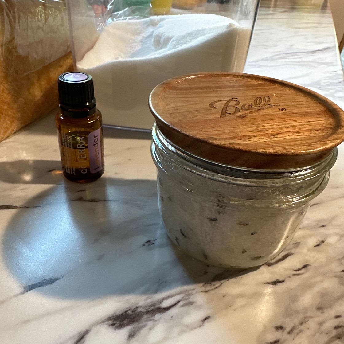 DIY This Luxurious Lavender Body Scrub Right in a Stasher Bag