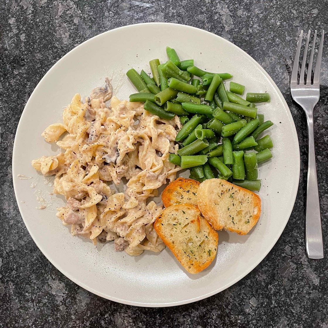 One-Pot Creamy Beef Stroganoff