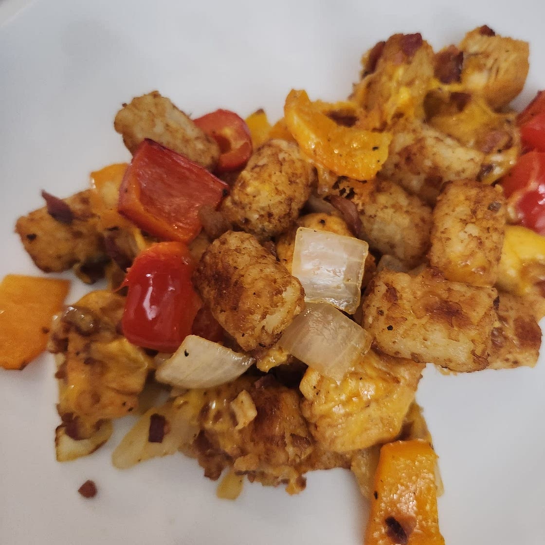Loaded Chicken and Tater Tots