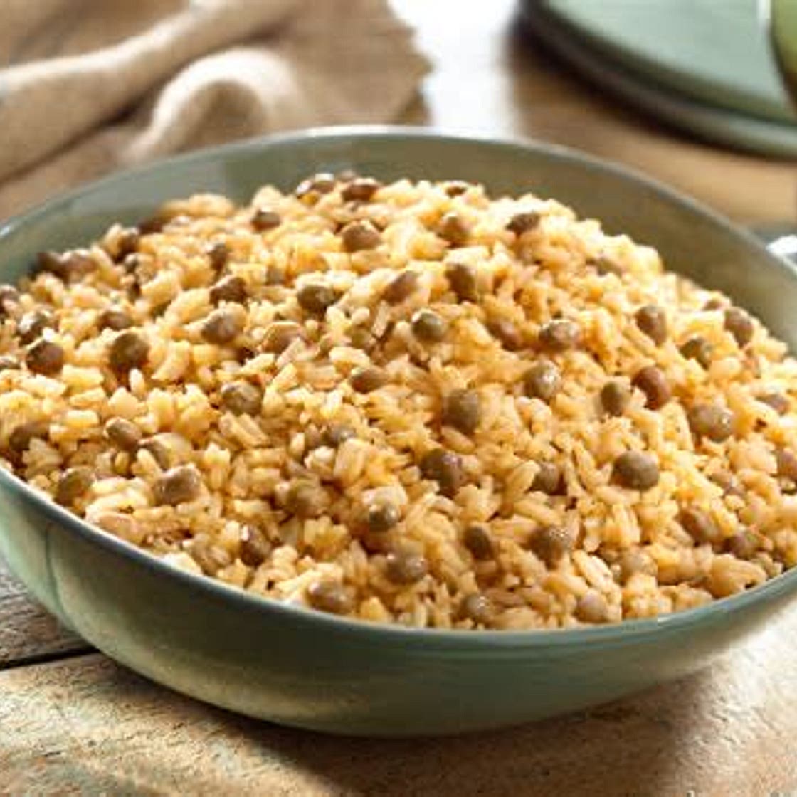 Rice with Pigeon Peas and Coconut