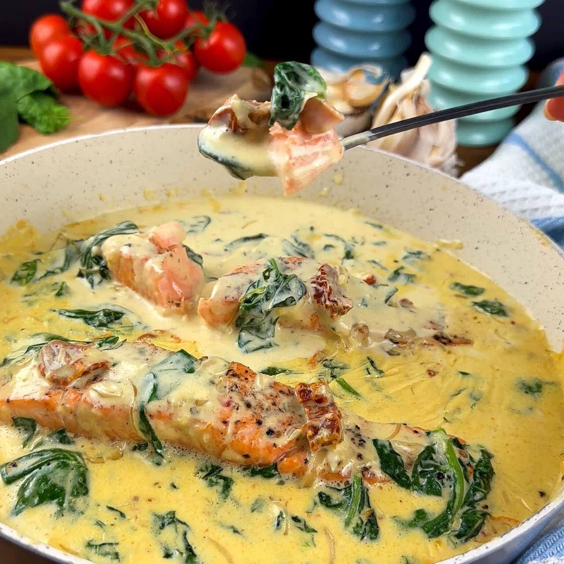Creamy One-Pan Salmon