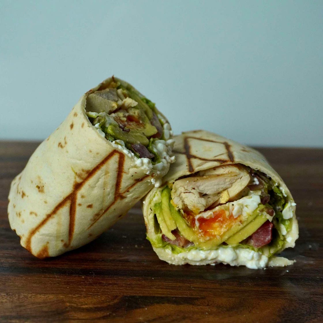 High protein chicken wrap