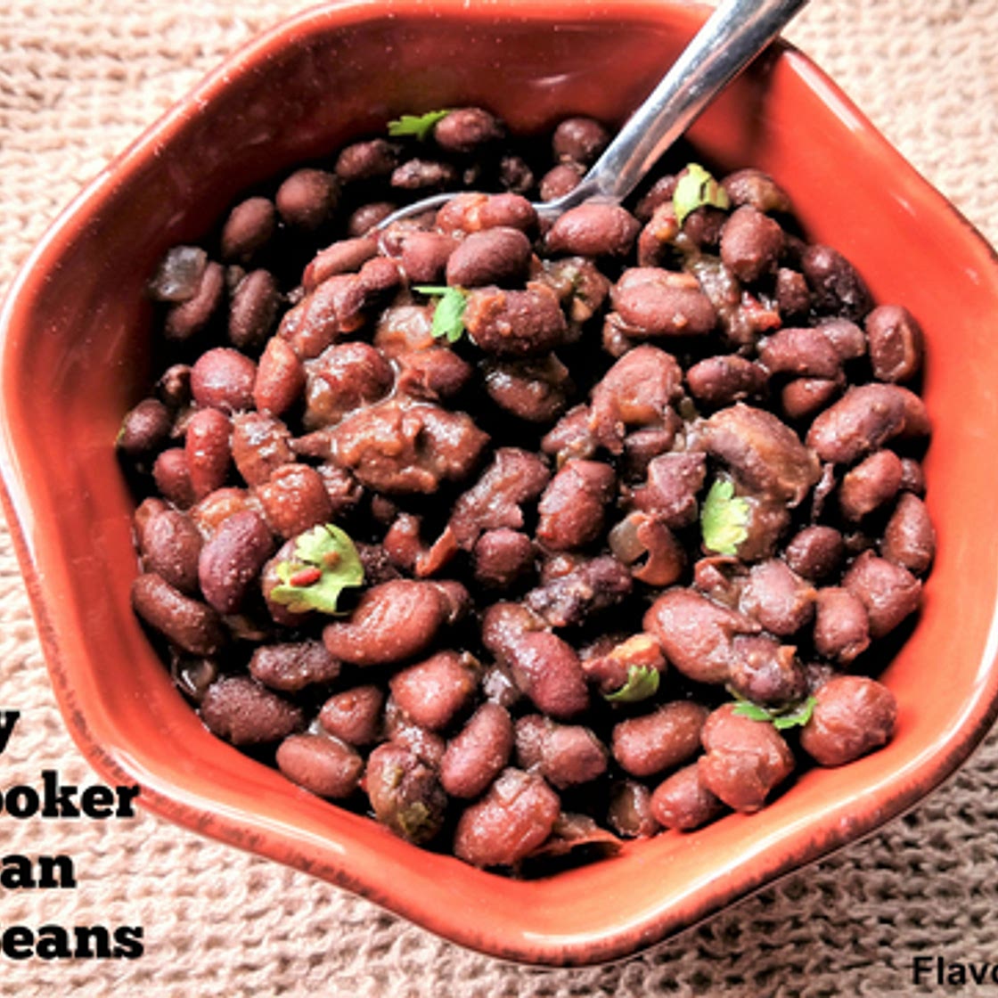 Smoky Slow Cooker Mexican Black Beans