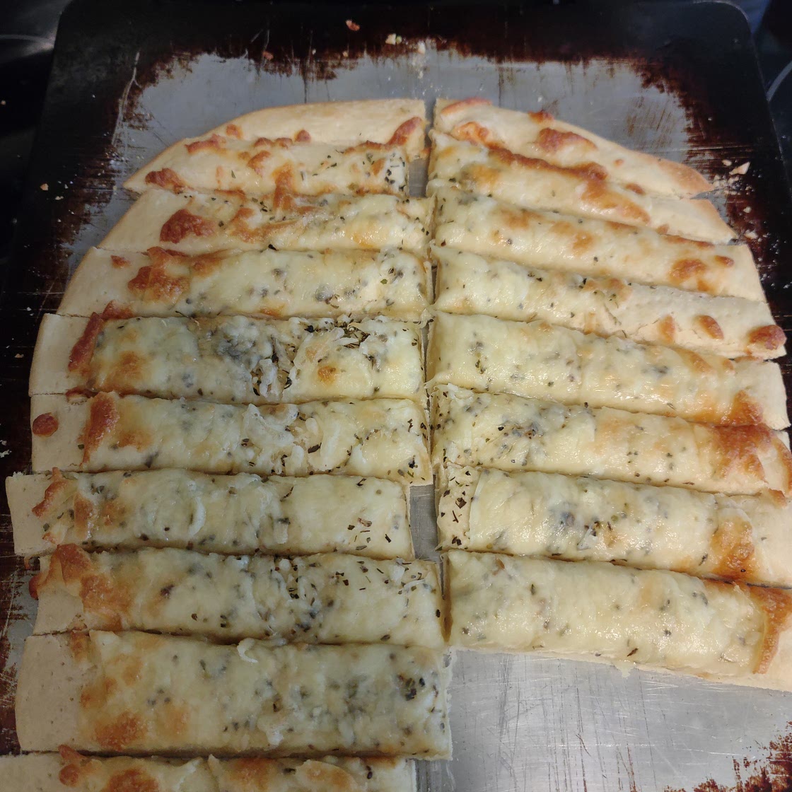 Cheesy bread sticks