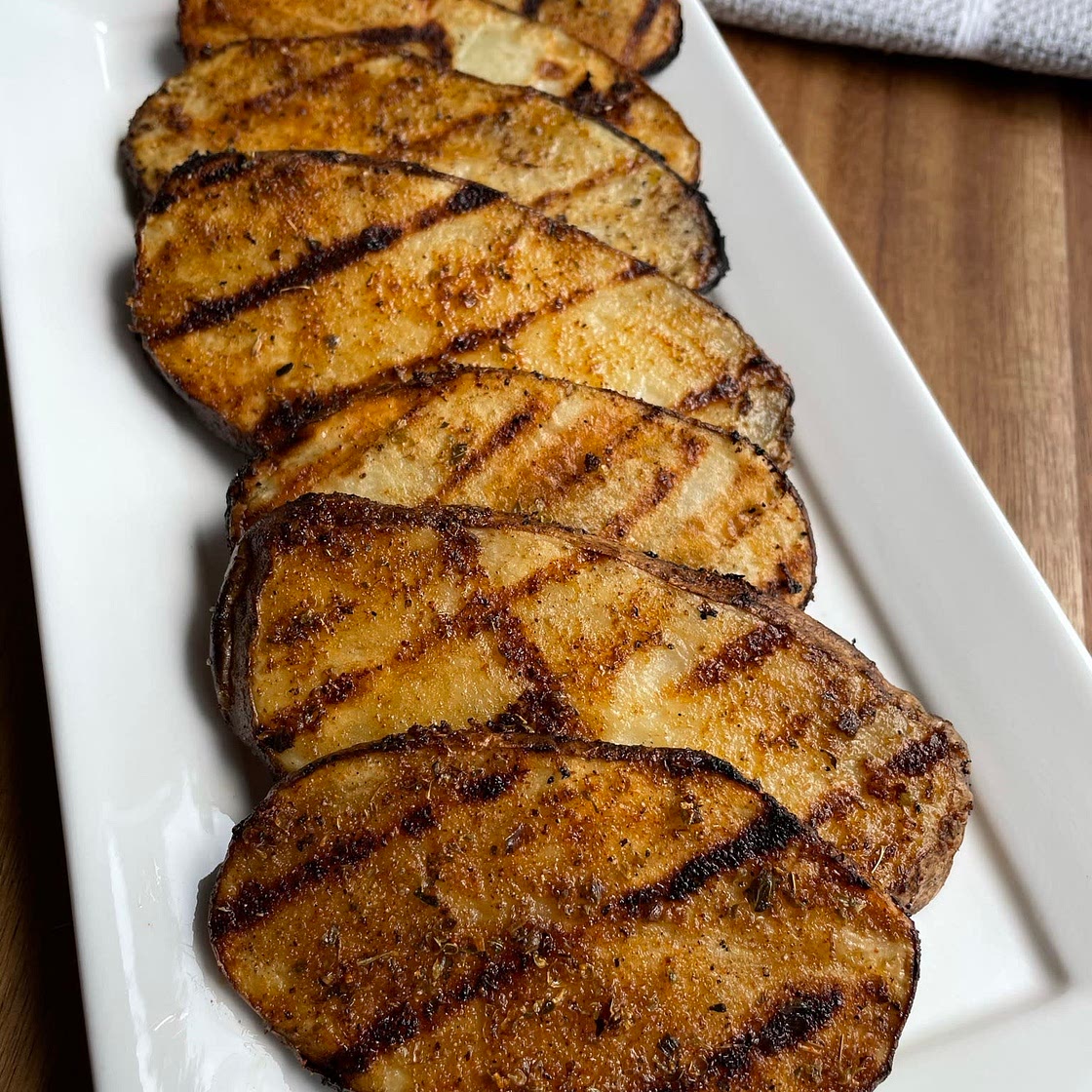 Grilled potatoes 