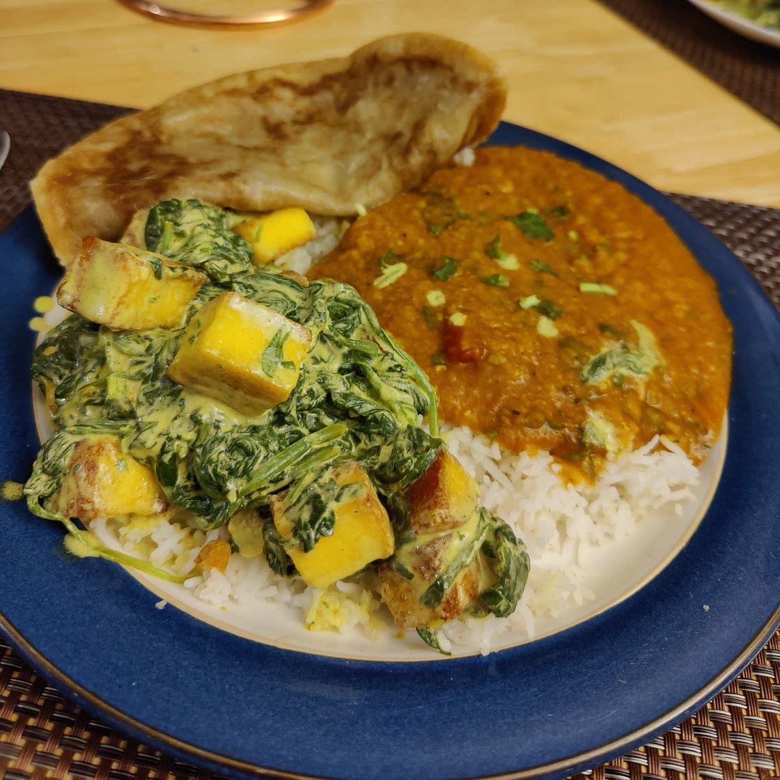 Saag paneer