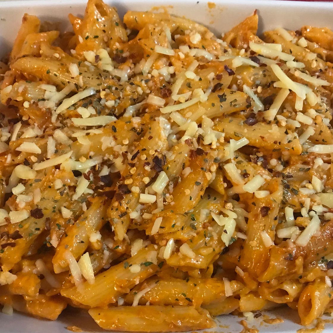 Spicy Vodka Rigatoni (without Vodka)