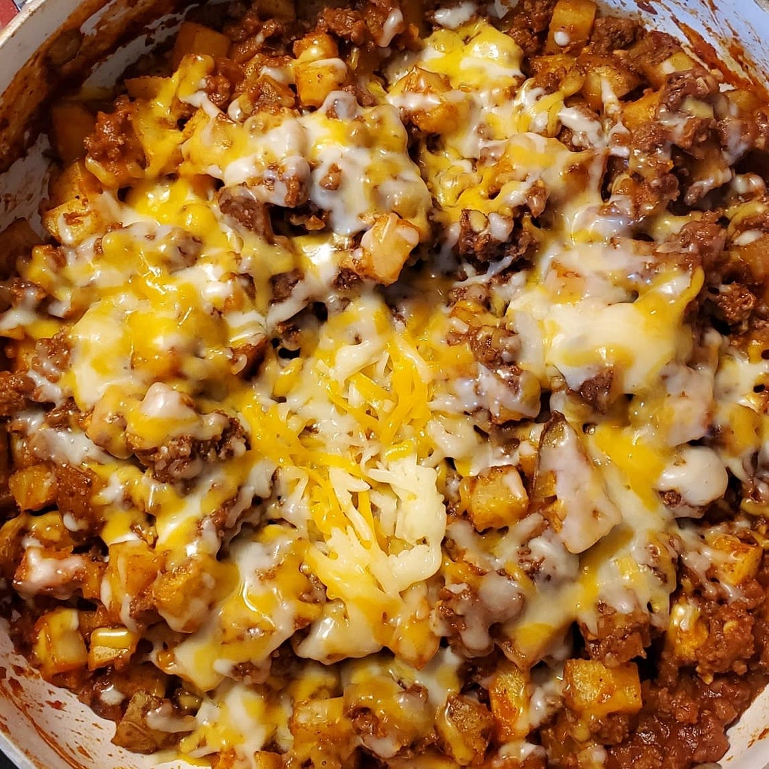 Sloppy Joe Potato Skillet