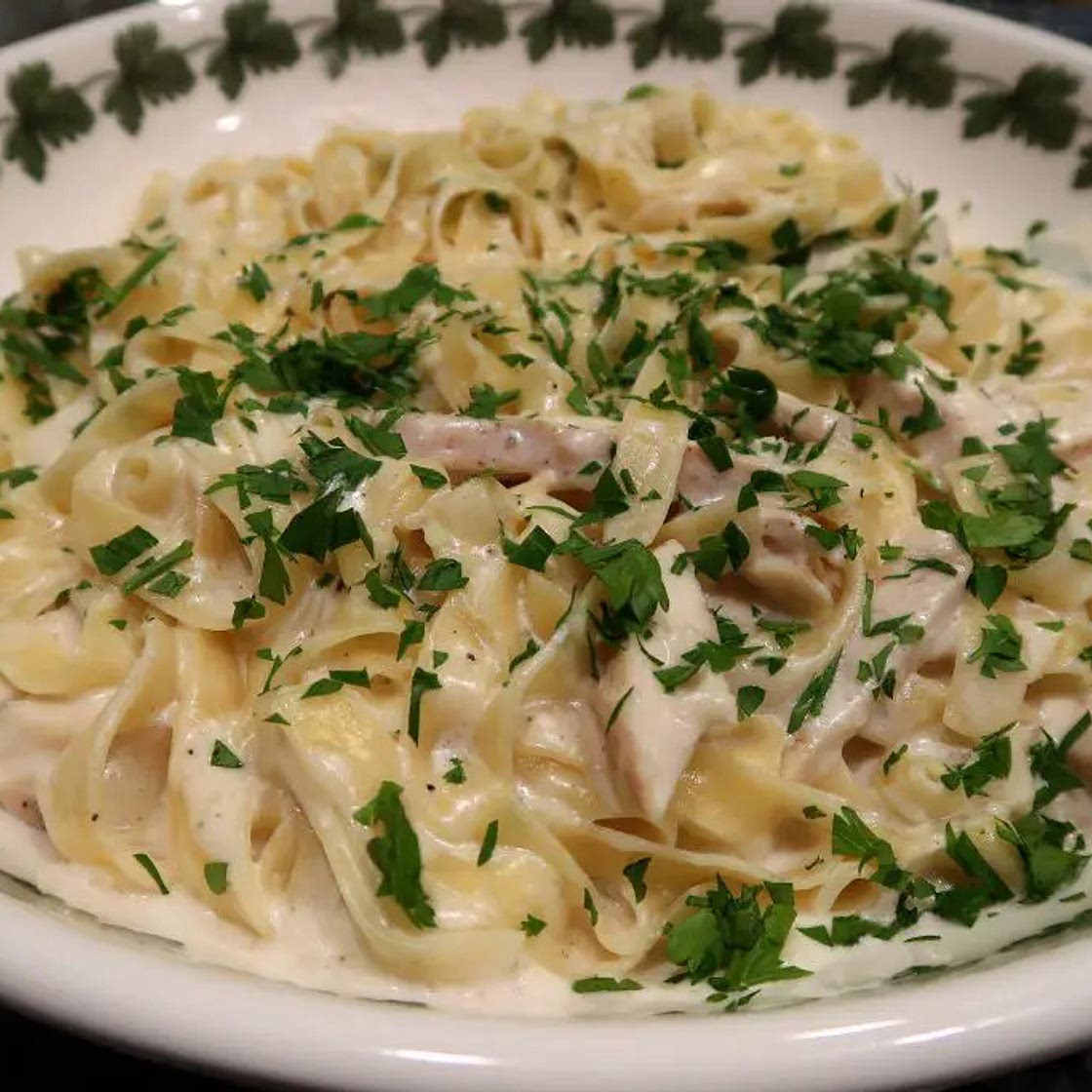 Fettuccine Alfredo with Chicken Recipe